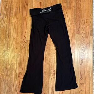 PINK Victoria's Secret Black Leggings